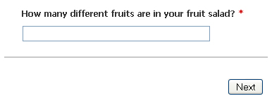 Question Types - Number Field