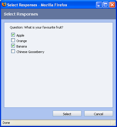 Branching Logic Condition - Select Responses